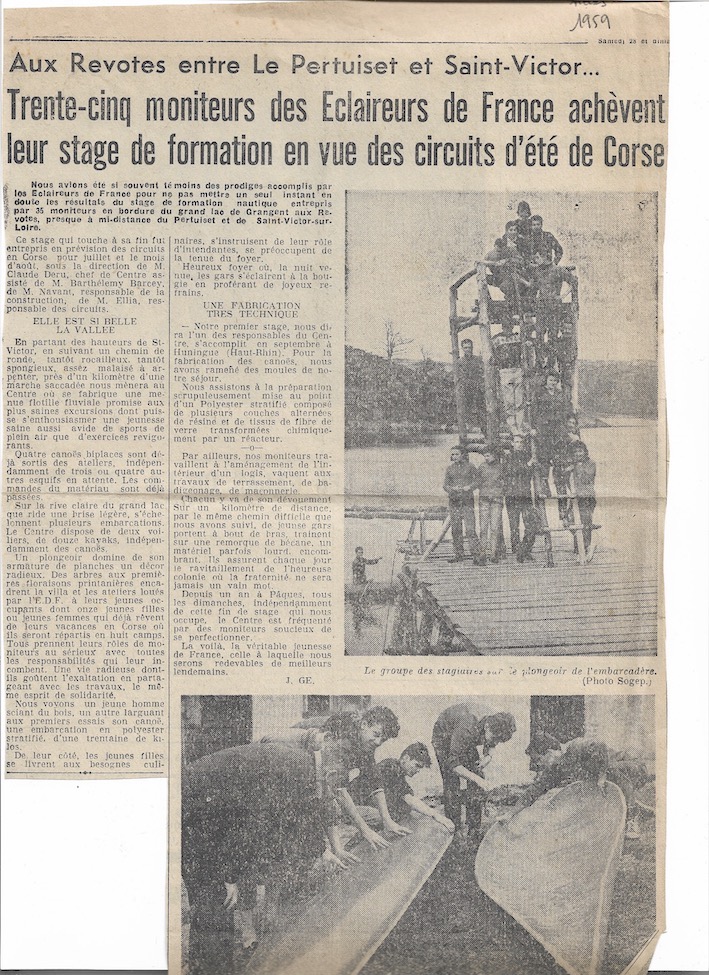 1959 Révotes stage corse