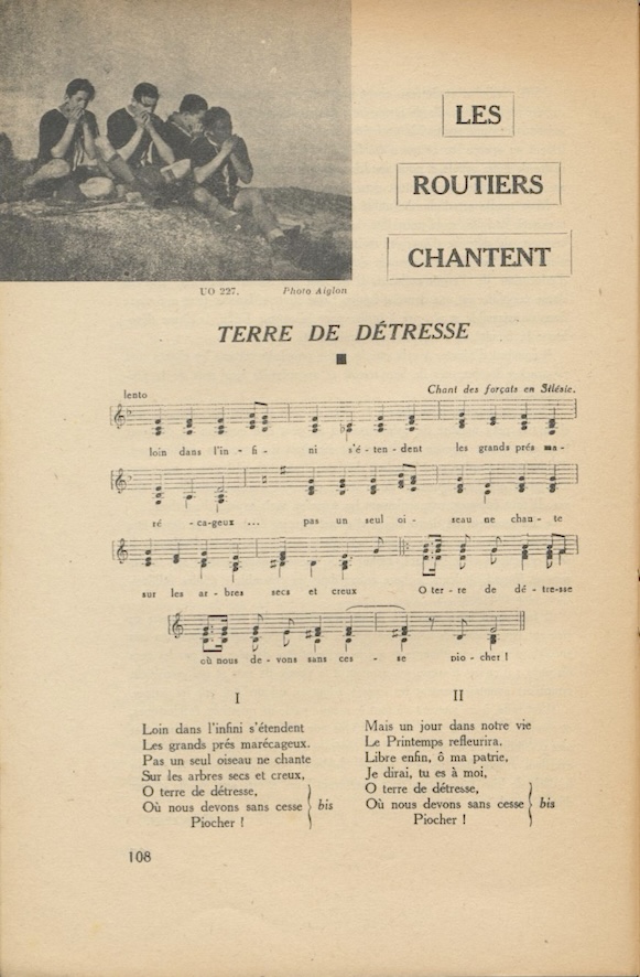1941 03 Le Routier n 139.108 Chant