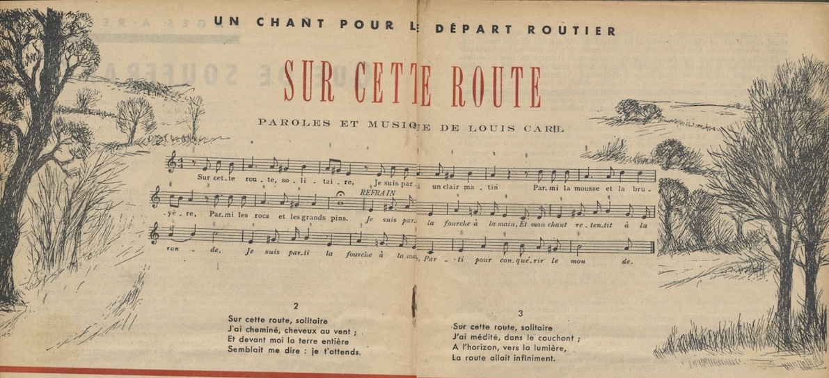 1945 06 Le Routier n 178 109 Chant